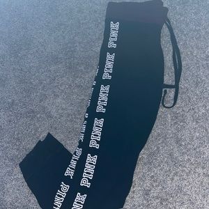 pink victoria secret joggers/leggings